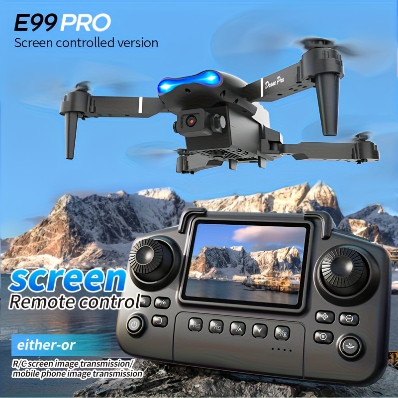 Drone Controller Screen - 2026 Yükseltilmiş E99 PRO MAX Katlanabilir