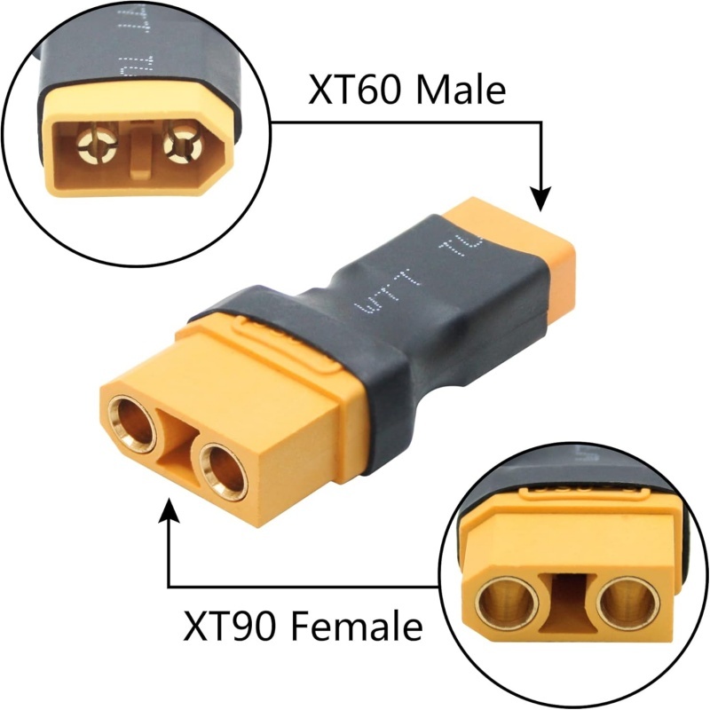 2 Adet/Paket XT90 Erkek-Dişi - - Drone Battery Adapter incelemesi ve fiyatı